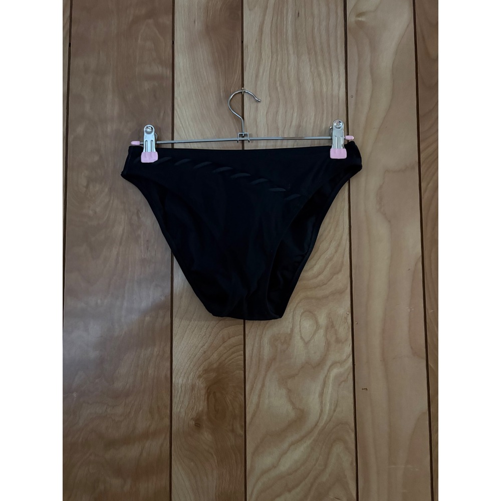 Maryan Mehlhorn Womens Black Lattice Detail Bikini Bottoms Size 8‎ 2012 5161 279
